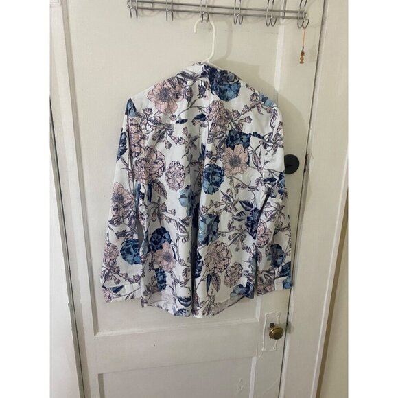 NWT Chico's Women's Long Sleeve Button Front Blouse - 3 (Large) - Picture 5 of 13